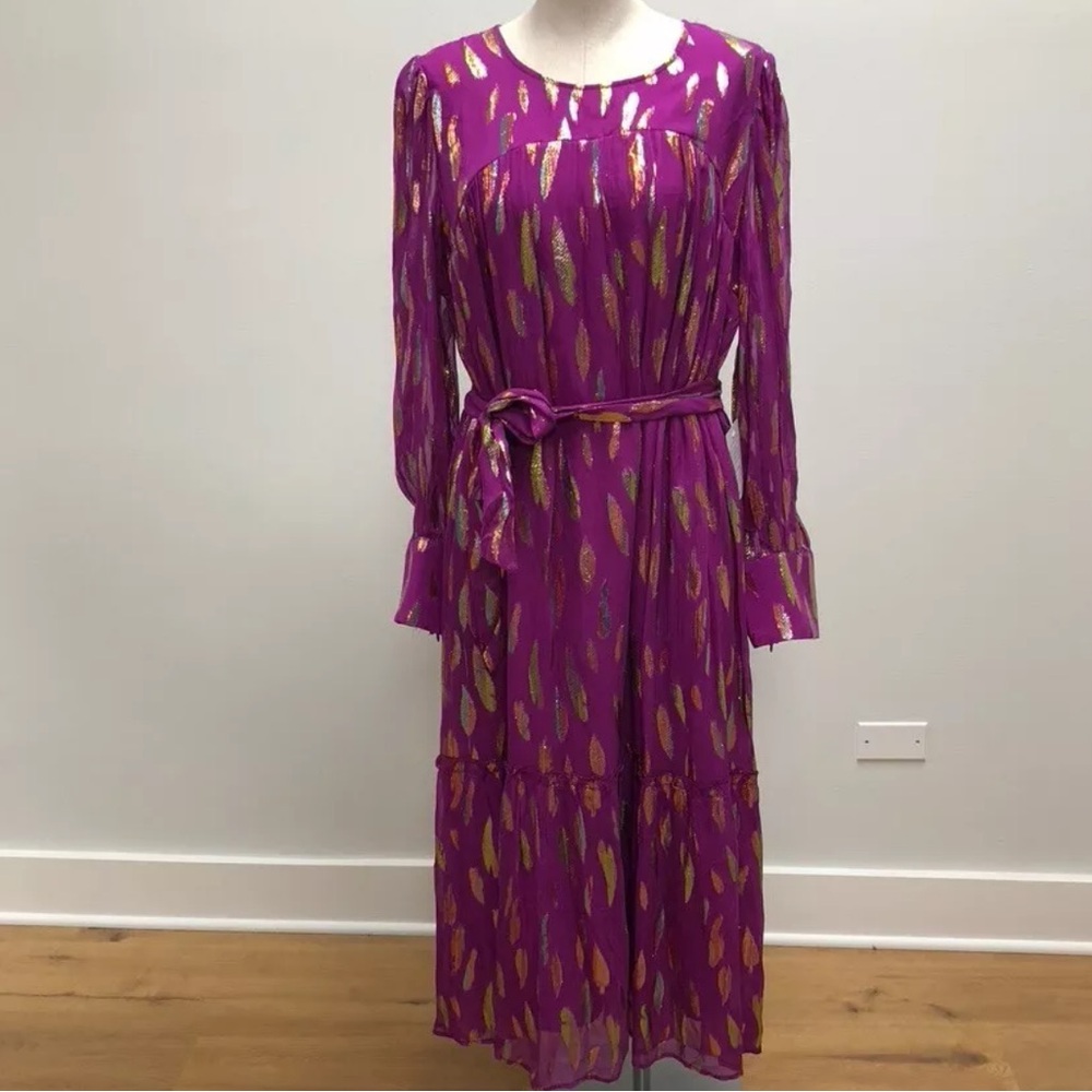 Ceibon Eeryn Metallica Print Magenta Size L